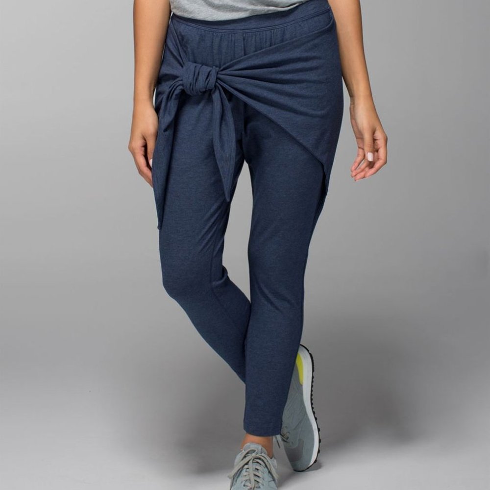 2/$40 Lululemon Tie One On Pant - Heathered Cadet Blue